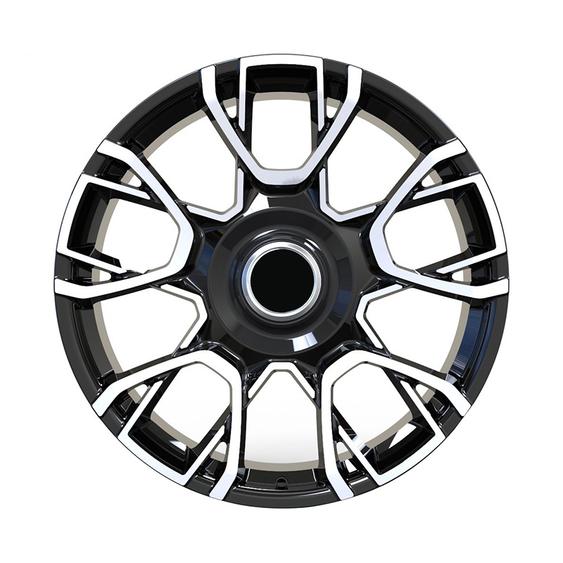 Zhenlun Gloss Black Suspension Cap Forged Wheel For Luxury Passenger Cars